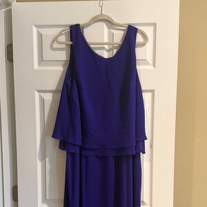 Elegant Purple Sleeveless Dress- mother of groom